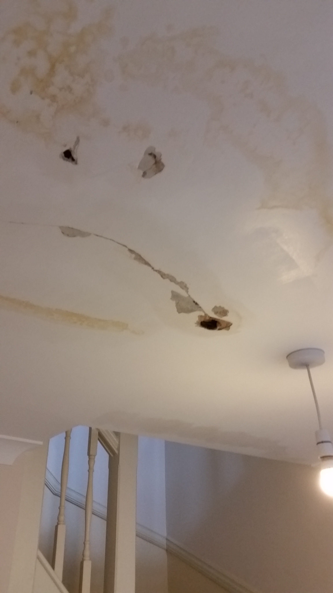 Photo How To Fix A Water Damaged Ceiling Images Water